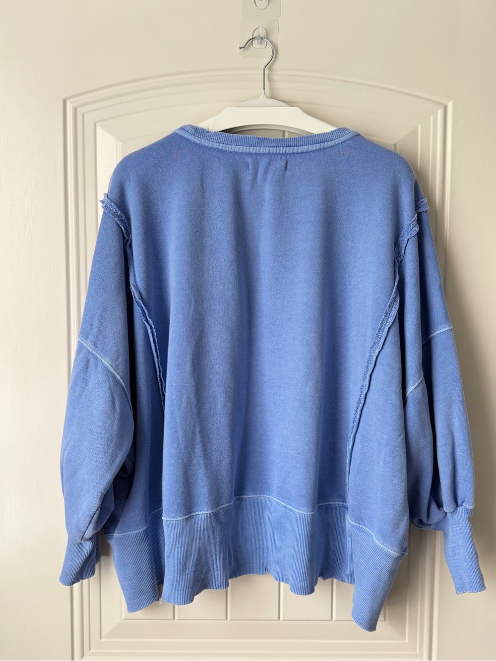 Free People We The Free Camden Oversized Sweatshirt Mountain Spring S - Picture 4 of 11
